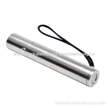 High bright LED flashlight, SOS function, 2600mAh power bank, smartphone charger